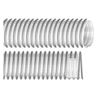 0.6mm壁厚-灰色塑筋加強透明PU軟管  OU 921